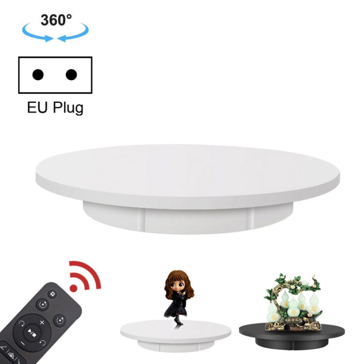 42cm Electric Rotating Display Stand Video Shooting Props Turntable, Load: 100kg, Plug-in Power, EU Plug, 42cm, EU Plug