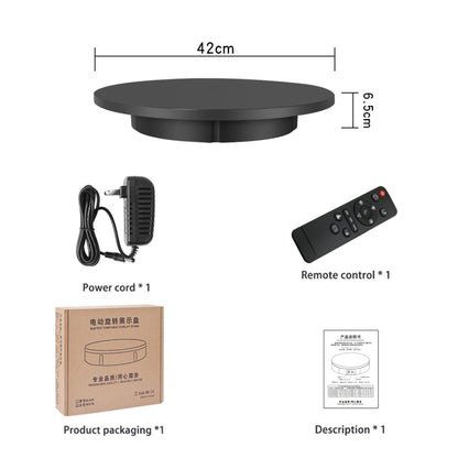 42cm Electric Rotating Display Stand Video Shooting Props Turntable, Load: 100kg, Plug-in Power, AU Plug, 42cm, AU Plug