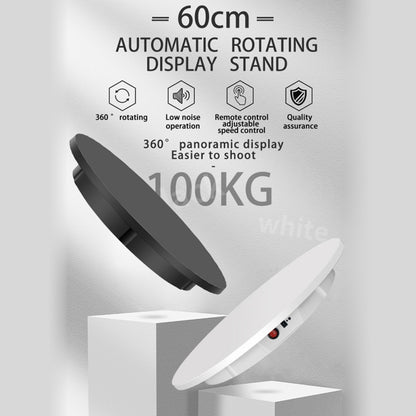 60cm Electric Rotating Display Stand Props Turntable, Load: 100kg, Plug-in Power, AU Plug, 60cm, AU Plug