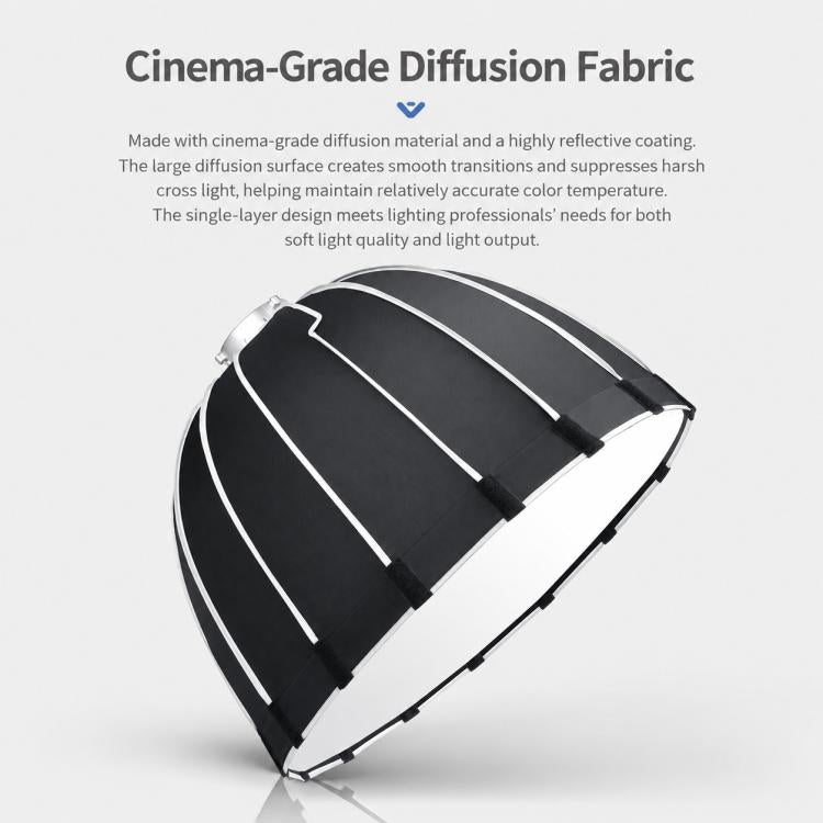 TRIOPO KP2-90 90cm Speedlite Flash Deep Parabolic Softbox Bowens Mount Diffuser, KP2-90