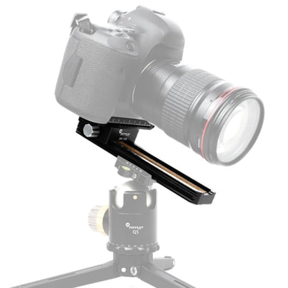 FITTEST 180mm Precision Aluminium 2-way Macro Rail Slider Tripod Head Quick Release Plate Holder, MR-180
