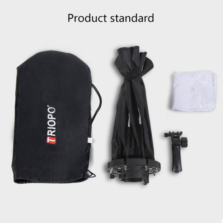 TRIOPO KS2-90 90cm Fast Loading Speedlite Flash Octagon Parabolic Softbox Diffuser, KS2-90