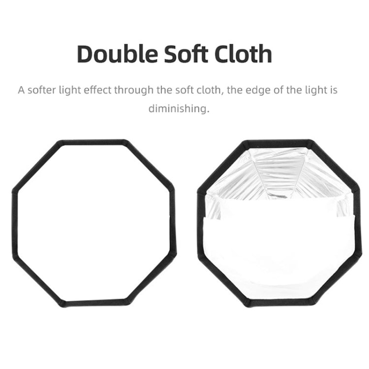 TRIOPO K2-90 90cm Speedlite Flash Octagon Parabolic Softbox Bowens Mount Diffuser, K2-90