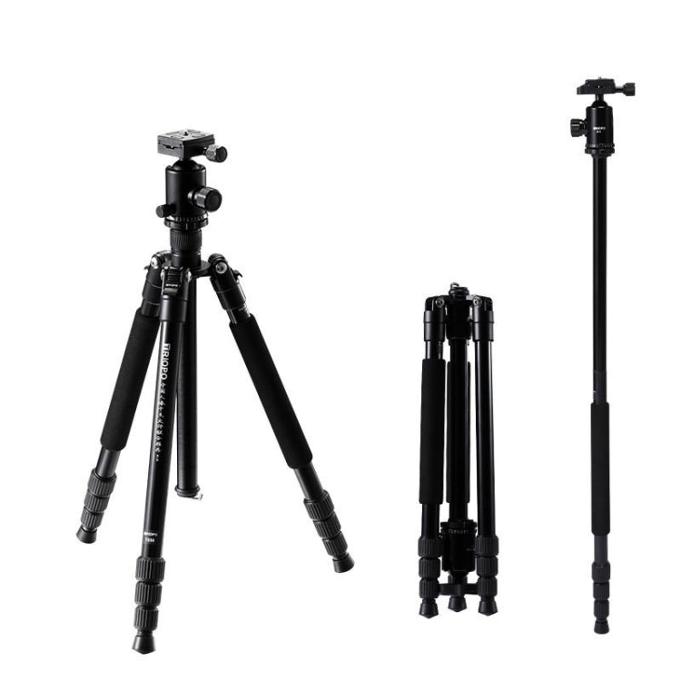 TRIOPO T258 Aluminum Alloy Tripod Monopod with D2 Ball Head, T258+D2
