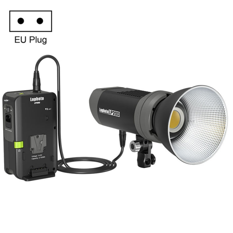 Lophoto LP-200 200W Continuous Light LED Studio Video Fill Light, LP-200