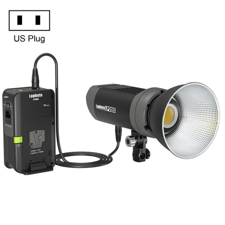 Lophoto LP-200 200W Continuous Light LED Studio Video Fill Light, LP-200
