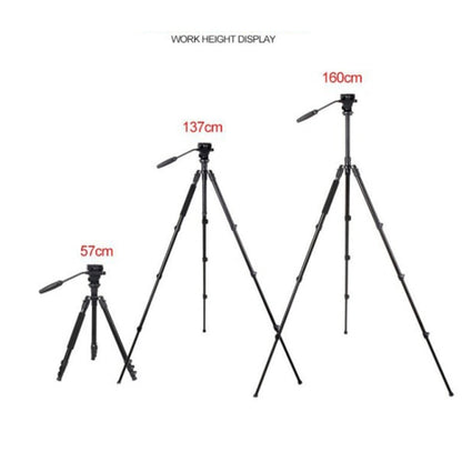 TRIOPO K2808 Aluminum Tripod Mount with HY-350 Heavy Duty Damping Head, K2808