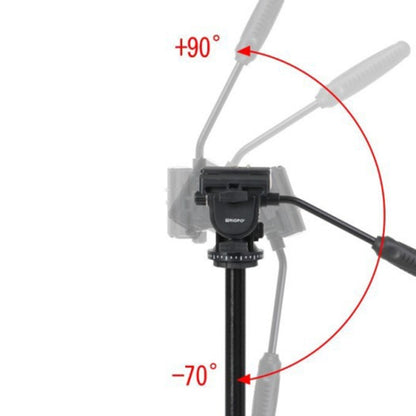 TRIOPO K2808 Aluminum Tripod Mount with HY-350 Heavy Duty Damping Head, K2808