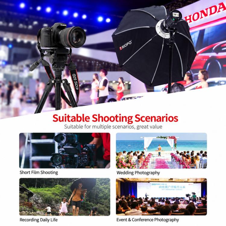TRIOPO K2808 Aluminum Tripod Mount with HY-350 Heavy Duty Damping Head, K2808