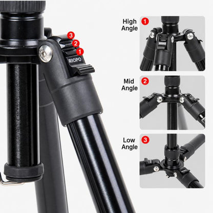 TRIOPO K2808 Aluminum Tripod Mount with HY-350 Heavy Duty Damping Head, K2808