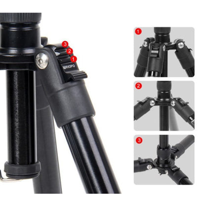TRIOPO K2808 Aluminum Tripod Mount with HY-350 Heavy Duty Damping Head, K2808