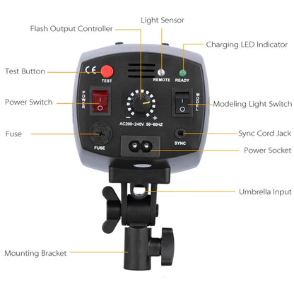 Godox K-180A Mini Master 180Ws Studio Flash Light Photo Flash Speedlight, K-180A