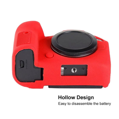 For Canon EOS R6 Litchi Texure Soft Silicone Case, For Canon EOS R6