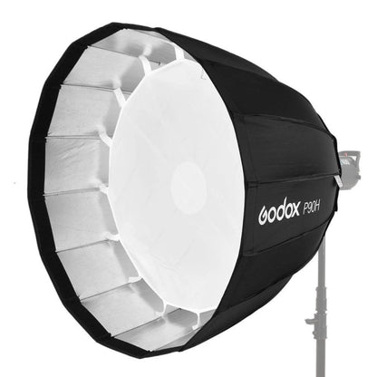 Godox P90H 90cm Deep Parabolic Softbox Reflector Diffuser Studio Light Box, P90H