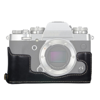 1/4 inch Thread PU Leather Camera Half Case Base for FUJIFILM X-T3/X-T2, For FUJIFILM X-T3