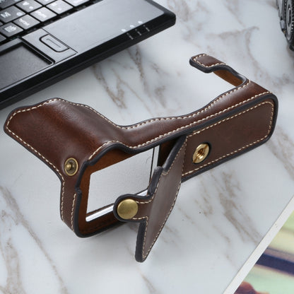 1/4 inch Thread PU Leather Camera Half Case Base for FUJIFILM X-T3/X-T2, For FUJIFILM X-T3
