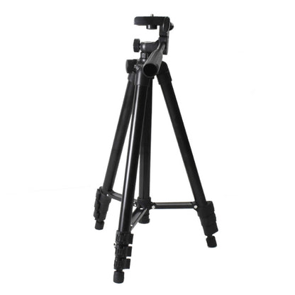 130cm 4-Section Folding Aluminum Alloy Tripod Mount with Three-Dimensional Head, L-3130 Silver, L-3130 Black, L-3130 Champagne Gold
