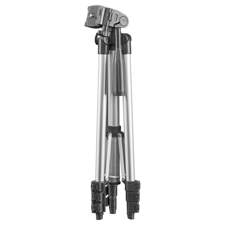 130cm 4-Section Folding Aluminum Alloy Tripod Mount with Three-Dimensional Head, L-3130 Silver, L-3130 Black, L-3130 Champagne Gold