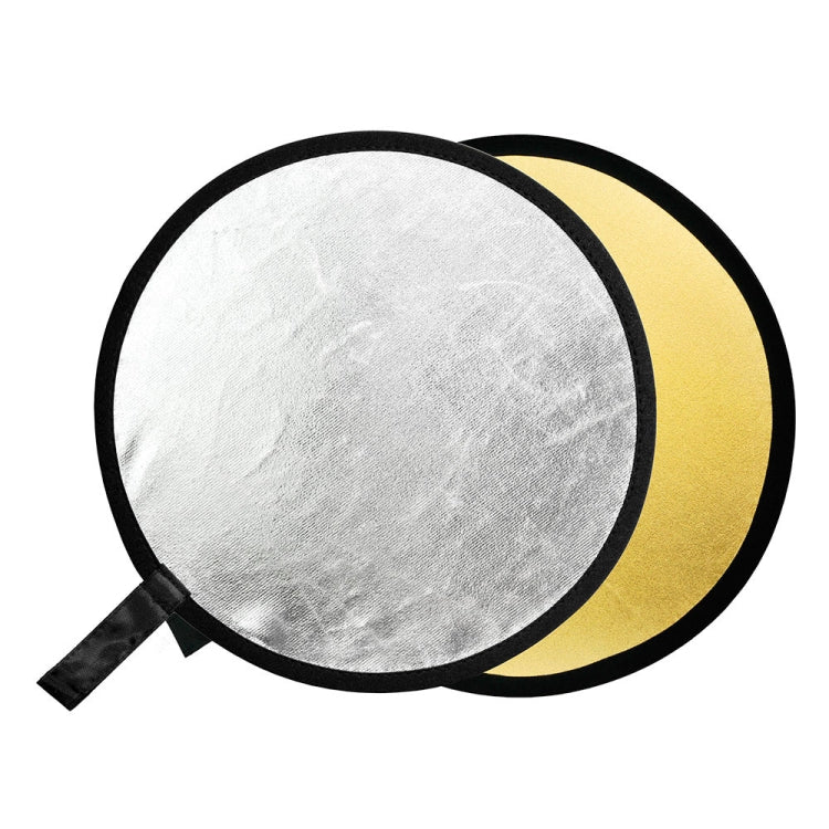 Godox FT01 60cm Round 2 in 1 Gold / Silver Folding Reflector Board, 60cm