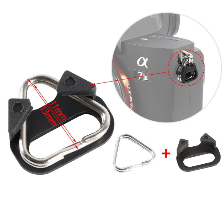10 PCS BEXIN ZH-TQ Camera Shoulder Strap Split Triangle Ring Hook with Bracket, ZH-TQ