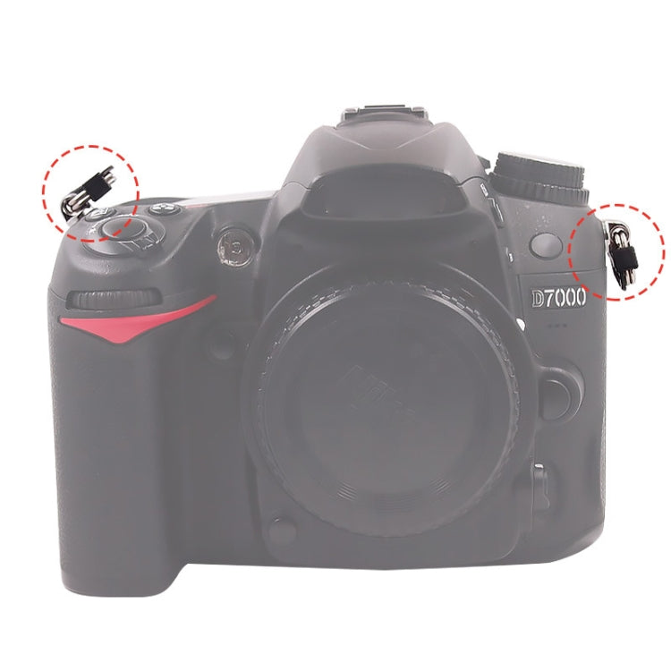 10 PCS BEXIN ZH-TQ Camera Shoulder Strap Split Triangle Ring Hook with Bracket, ZH-TQ