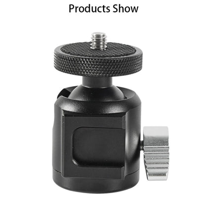 BEXIN HK25 Aluminum Alloy Cold Shoe Tripod Adapter Ball Head, HK25