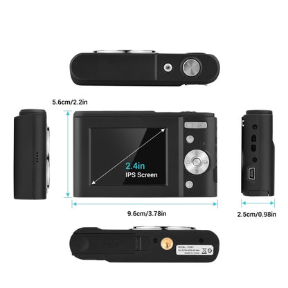 DC311 2.4 inch 36MP 16X Zoom 2.7K Full HD Digital Camera Children Card Camera, US Plug, DC311, US Plug