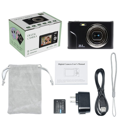 DC311 2.4 inch 36MP 16X Zoom 2.7K Full HD Digital Camera Children Card Camera, US Plug, DC311, US Plug