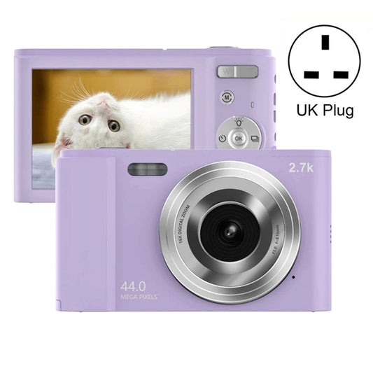 DC302 2.88 inch 44MP 16X Zoom 2.7K Full HD Digital Camera Children Card Camera, UK Plug, DC302, UK Plug