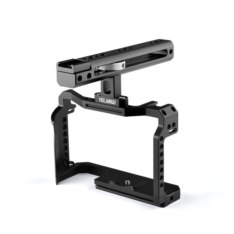 YELANGU C22 YLG0334B Video Camera Cage Stabilizer with Handle for Canon EOS R5/R6, YLG0334B