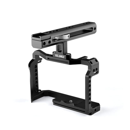 YELANGU C22 YLG0334B Video Camera Cage Stabilizer with Handle for Canon EOS R5/R6, YLG0334B
