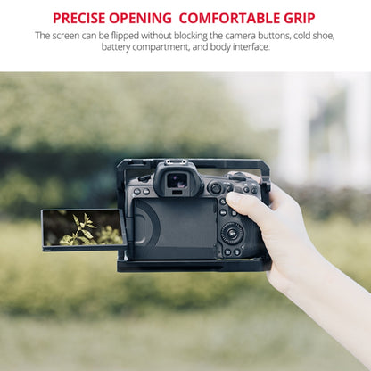 YELANGU C22 YLG0334B Video Camera Cage Stabilizer with Handle for Canon EOS R5/R6, YLG0334B