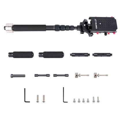 YELANGU S300 4 in 1 Multifunctional Rig + Dual Handheld Shoulder Rig + Monopod + Stabilizer for Cameras / SLR Cameras, Height Range: 63cm-170cm, YELANGU S300