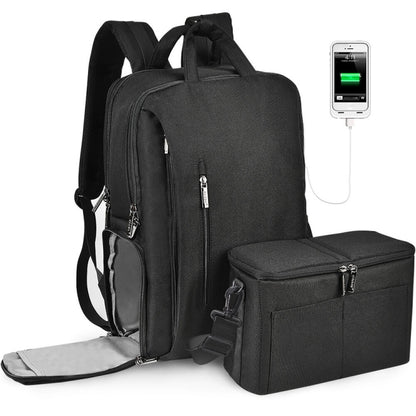 CADeN L5 III Multi-function Digital Camera Dual Shoulders Bag Backpack