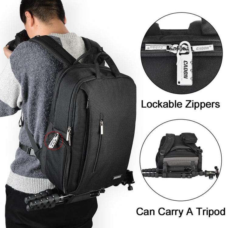 CADeN L5 III Multi-function Digital Camera Dual Shoulders Bag Backpack