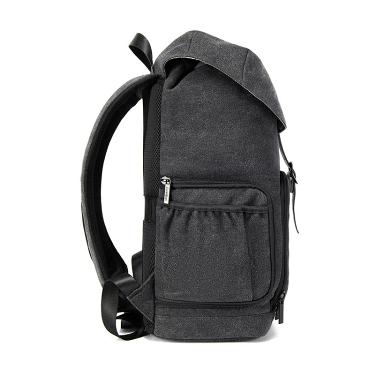 CADeN M8 Side Open Canvas Large Capacity Photography Backpack Shoulder Bag, M8 Side Open