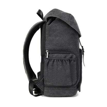 CADeN M8 Side Open Canvas Large Capacity Photography Backpack Shoulder Bag, M8 Side Open