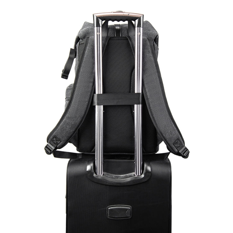 CADeN M8 Side Open Canvas Large Capacity Photography Backpack Shoulder Bag, M8 Side Open