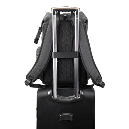 CADeN M8 Side Open Canvas Large Capacity Photography Backpack Shoulder Bag, M8 Side Open