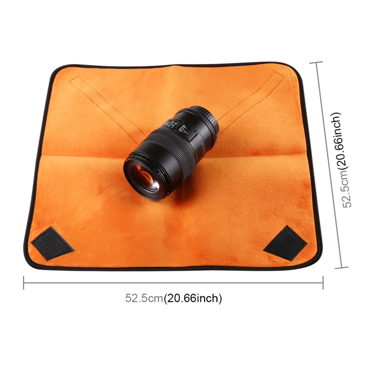 Hundred-folding Cloth Photography Camera SLR Liner Lens Bag Thickening Wrapped Cloth Plus Velvet, Size: 55x55cm, Size: 55x55cm