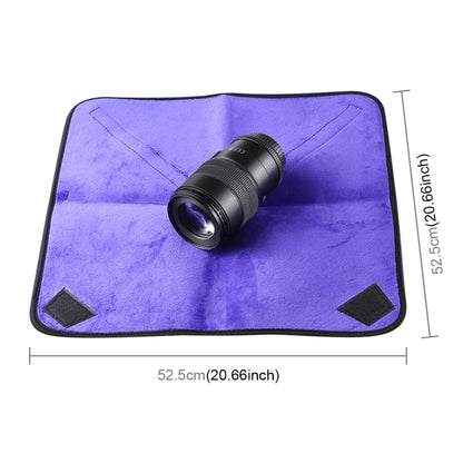 Hundred-folding Cloth Photography Camera SLR Liner Lens Bag Thickening Wrapped Cloth Plus Velvet, Size: 55x55cm, Size: 55x55cm