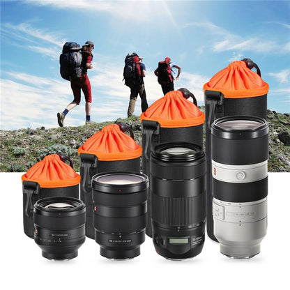 4 in 1 SLR Camera Lens Bag Micro Single Lens Bag Lens Inner Bile Bag Waterproof Protective Case Plus Velvet Thickening, 4 in 1