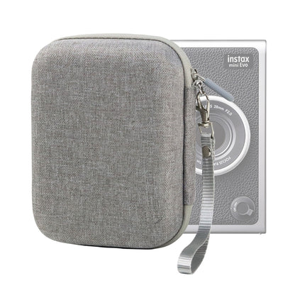 Hard Case Box Storage Bag for FUJIFILM Instax mini EVO, Fabric Pattern Black, Fabric Pattern Grey