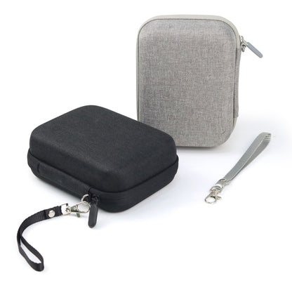 Hard Case Box Storage Bag for FUJIFILM Instax mini EVO, Fabric Pattern Black, Fabric Pattern Grey