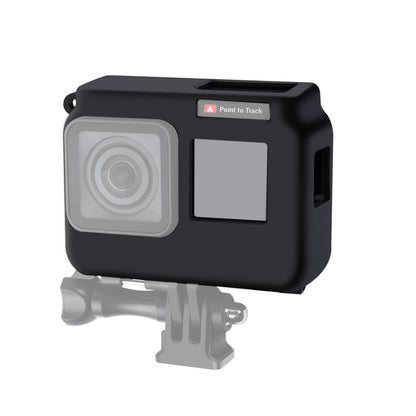For Insta360 One R 4K with Frame Shockproof Silicone Protective Case with Lens Cap Cover, 4K Case + Lens Cap