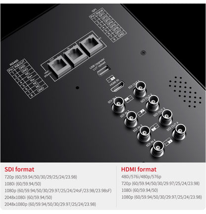 SEETEC ATEM156S 15.6 inch 3G-SDI HDMI Full HD 1920x1080P Multi-camera Broadcast Monitor, ATEM156S