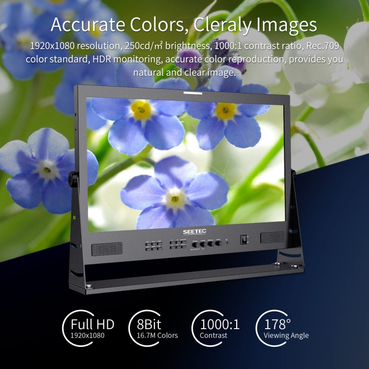 SEETEC ATEM215S 21.5 inch  3G-SDI HDMI Full HD 1920x1080 Multi-camera Broadcast Monitor, ATEM215S