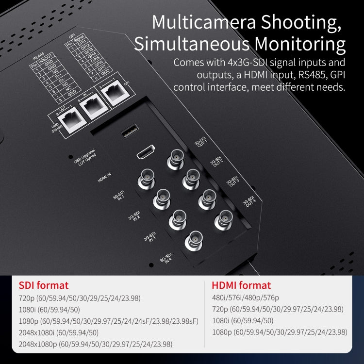SEETEC ATEM215S 21.5 inch  3G-SDI HDMI Full HD 1920x1080 Multi-camera Broadcast Monitor, ATEM215S