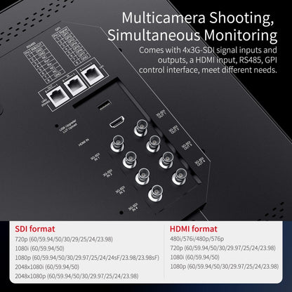 SEETEC ATEM215S 21.5 inch  3G-SDI HDMI Full HD 1920x1080 Multi-camera Broadcast Monitor, ATEM215S