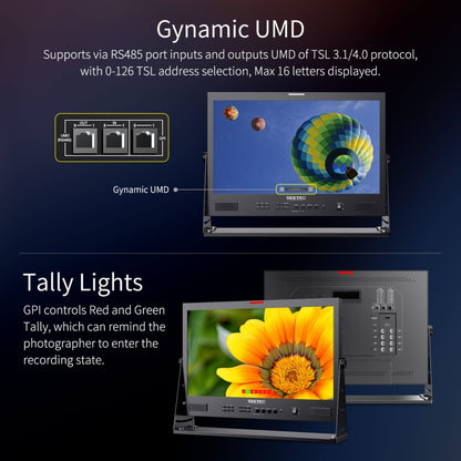 SEETEC ATEM215S 21.5 inch  3G-SDI HDMI Full HD 1920x1080 Multi-camera Broadcast Monitor, ATEM215S